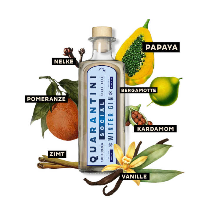 Quarantini Winter Gin 0,5L