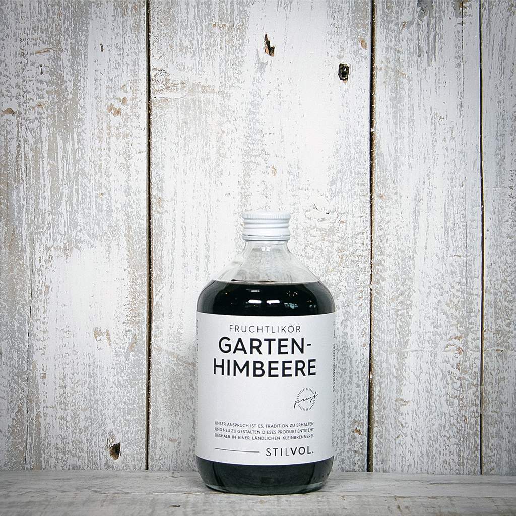 Stilvol. Gartenhimbeere Fruchtlikör 0,5L