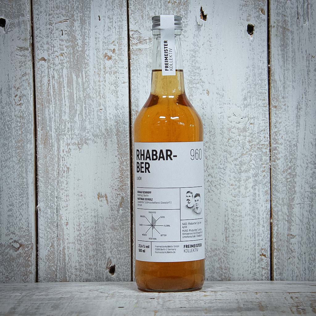 Freimeisterkollektiv - Rhabarber Likör 0,5L